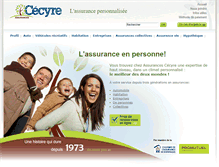 Tablet Screenshot of cecys.fr